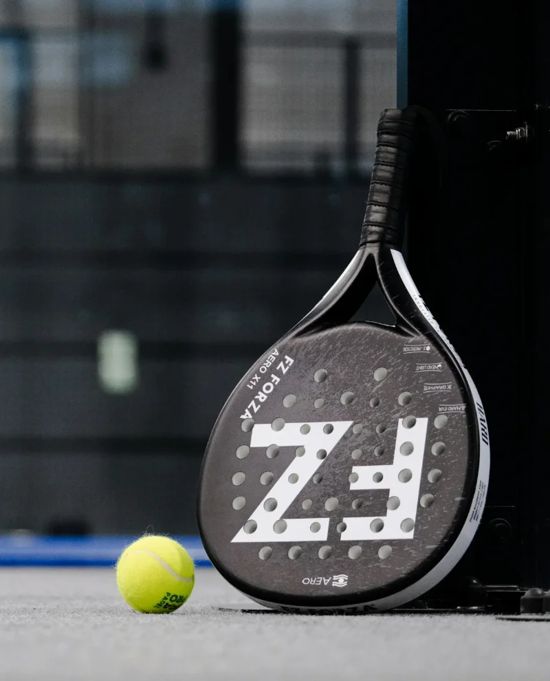 Padel players on an outdoor court in South Africa